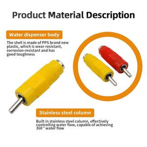 Bebederos Automáticos para Pollos con Boquilla de Agua, de Acero Inoxidable y Plástico, para Uso en Granjas - Product Image 2