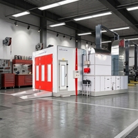 Vente directe d'usine : Cabine de peinture automatique à LED pour voitures, cabine de peinture en spray pour conteneurs