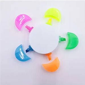 Cadeau de papeterie promotionnel, stylo personnalisé avec logo imprimé, stylos personnalisés, surligneur en forme de fleur - Product Image 4