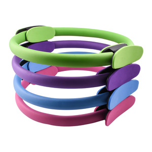 Set Attrezzi Pilates: Cerchio Magico, Tappetino Yoga, Fasce di Resistenza, Pesi per Caviglie, <span class=keywords><strong>Kit</strong></span> <span class=keywords><strong>Palestra</strong></span> Domestica - Product Image 5