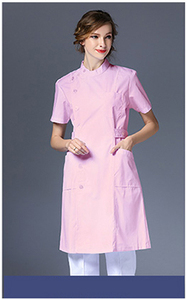 Bata blanca personalizada para médico y enfermera, logo <span class=keywords><strong>bordado</strong></span> gratis, 2021 - Product Image 6