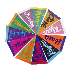 Banderines de Fieltro de Lana de Alta Calidad con Diseño Personalizado, Impresión por Transferencia Térmica, Coloridos, para Decoración de Exteriores, Colgantes, de Clubes de Fútbol - Product Image 1