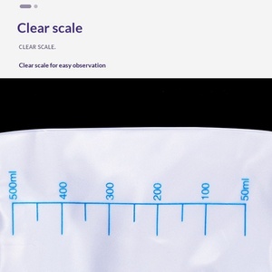 Small Capacity 500ml Model 020 Henan Made <strong>Disposable</strong> Anti-backflow Catheter Drainage <strong>Bag</strong> for Bile <strong>Urine</strong> <strong>Collection</strong> Male Female - Product Image 3