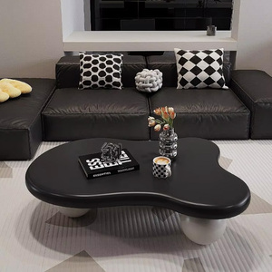 <span class=keywords><strong>Mesa</strong></span> de <span class=keywords><strong>Centro</strong></span> Moderna Minimalista con Forma de Nube, Estilo Crema, Madera MDF, para Hogar u Hotel - Product Image 1