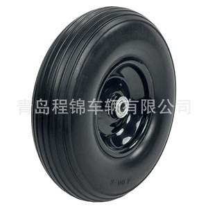 ล้อโฟม PU ขนาด 13 นิ้ว ยี่ห้อเฉิงจิน รุ่น 4.00-6 สำหรับรถเข็นมือแบบรับน้ำหนักมาก - Product Image 2