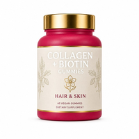 Gummies au collagène et à la biotine pour la beauté des cheveux, de la peau et des ongles