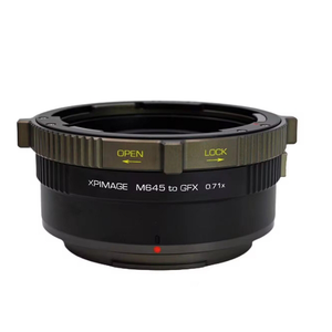 Xpimage อะแดปเตอร์เลนส์ลดโฟกัสสำหรับ <span class=keywords><strong>Mamiya</strong></span> 645เลนส์ไปยัง FUJI GFX 100S 50R 50SII - Product Image 1