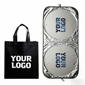 Parasol Plegable Personalizado con Logotipo para Parabrisas Delantero, Regalo Promocional para Concesionarios, Protección Solar para Ventanas de Automóviles - Product Image 1