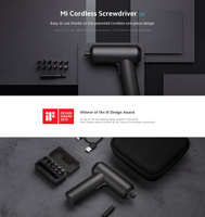 Pour Xiaomi Mi Smart Home Tournevis sans fil 3.6V avec matériau plastique