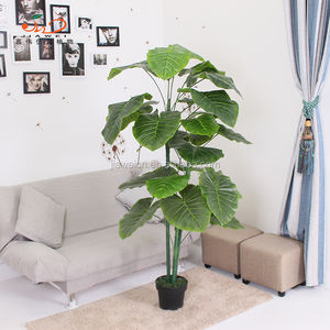 Árbol de plástico de planta de Taro artificial para interiores para fábrica de decoración a la venta árbol de Navidad artificial - Product Image 2