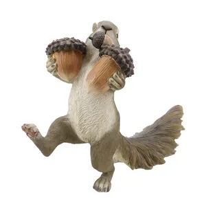 Fabriek Aangepaste Huis Ornamenten Dierlijke Ambachtelijke Hars Eekhoorns Custom Schattige Tuinbeeld Eekhoorn