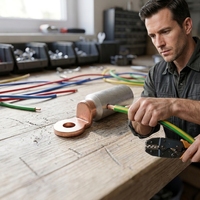Borne à sertir DTL, bornier basse tension, bornes de câble de distribution électrique en cuivre et aluminium de haute qualité, CE