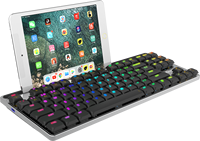 Keyboard komputer mekanis, 87 tombol kualitas tinggi 2.4Ghz nirkabel + BT5.0, Keyboard komputer Multi perangkat dengan Slot untuk Win/iOS/