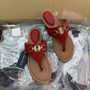 Nouveauté Sandales d'été à bout ouvert en caoutchouc épais et durable pour femmes, tongs de plage grande taille - Product Image 3