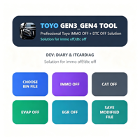 Solución de Herramientas Toyo GEN3 GEN4 para Toyota IMMO OFF DTC OFF, Cuenta de 1 Año