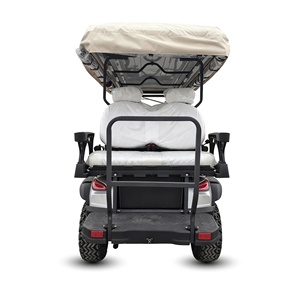 Voiturette de golf électrique BRT EV, véhicule utilitaire électrique, batterie au lithium, châssis en acier, 5-6 places, vitesse 30 km/h, benne de chargement, véhicule de tourisme - Product Image 3