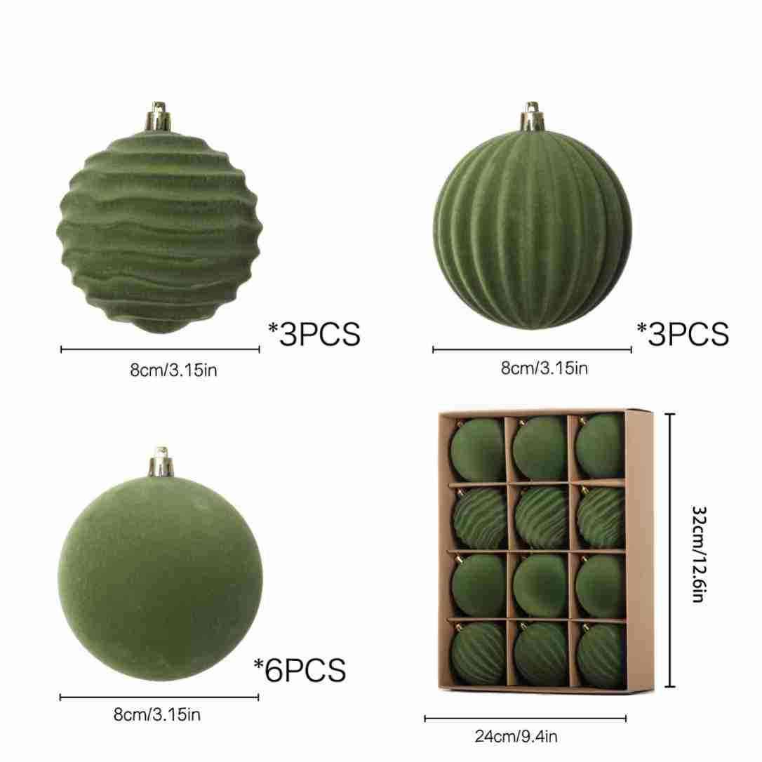 Avocado green 8CM(12 pieces per pack)