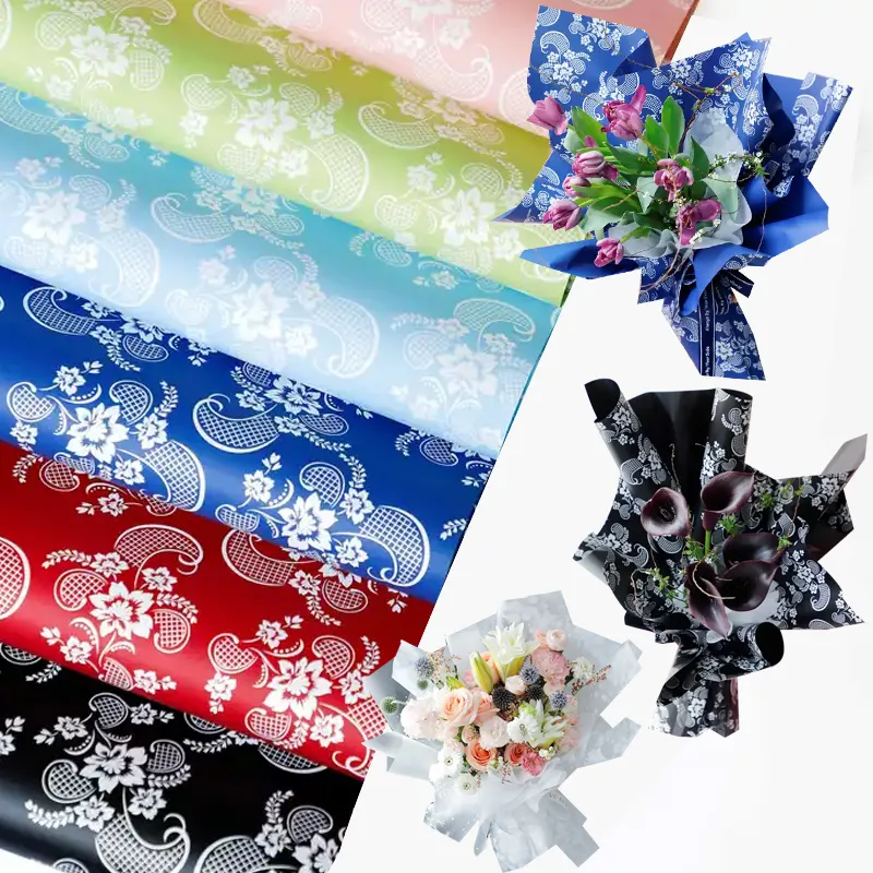2024 Valentine's Day Floral Gift Wrapping paper on the new collection of fresh flower wrapping paper