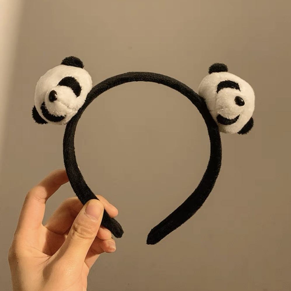 Cute Little Panda Hairband Children's Animal Hair Ornament for Girls Hairpin Pin Hair Accessory Custom Headbands
