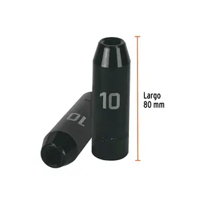 Master con presa lunga 72 unità 1/2 'impatto 6 punti di 10mm, Truper - Product Image 1