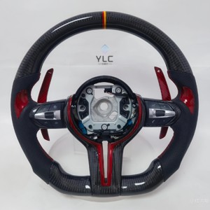 Volante in Pelle YLC per <span class=keywords><strong>BMW</strong></span> F10 F30 <span class=keywords><strong>F20</strong></span> F31 F36 <span class=keywords><strong>M</strong></span> X3 X4 X5 M3 M5 M6 F01 F02 F06 F07 F11 F12 F14 F15 F16 F22 F31 F80 - Product Image 4