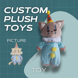 Quantité minimale de commande bas jouets en peluche loup personnalisé conception d'animal en peluche ma propre poupée en peluche sur mesure fabricant de jouets en peluche jouet en peluche personnalisé - Product Image 6