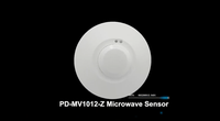 PDLUX PD-MV1012-Z HF 5.8GHz Capteur de mouvement automatique marche/arrêt pour contrôle d'éclairage