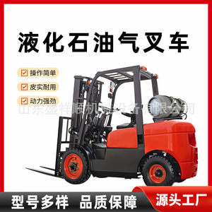 Chariot de manutention transfrontalier à double carburant (GPL/GNC) pour entrepôts, 2, 3, 5 tonnes - Product Image 2