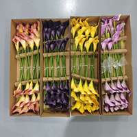 Hochwertige Künstliche Calla-Lilie 49CM für Hochzeitsdekorationen Heim-Arrangements EVA-Material Großhandel Künstliche Blumen