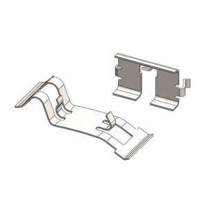 Per Ktm EXC 125 10-16 pastiglia freno anteriore con piastra - Product Image 1