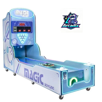 Machine de jeu de bowling d'arcade à monnayeur, simulateur de tir au laser Magic Bowling, usage commercial pour centre de jeux, parc d'attractions, FEC