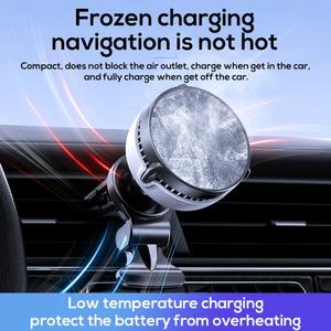 MEMO GW03 Nuevo Cargador Magnético para Auto y Enfriador Inalámbrico con Carga y Refrigeración por Semiconductor para Teléfono - Product Image 3
