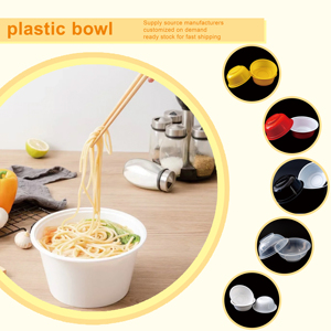 Thân thiện với môi dùng một lần Bát salad vòng nhựa thực phẩm an toàn cho phục vụ hộ gia đình - Product Image 3