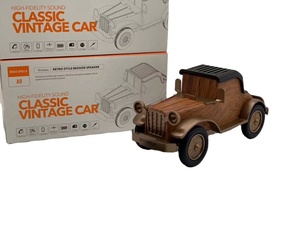 Altavoz Bluetooth Vintage con Logotipo Personalizado, Acabado en Madera Retro, Bajos Inalámbricos, Soporte para Teléfono y Audio Portátil - Product Image 4