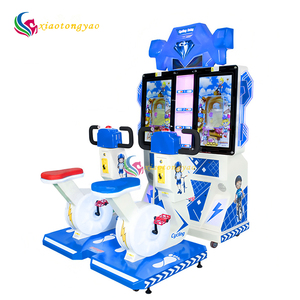 Máquina de Juego de Bicicletas Operada con Monedas XTY, Juego Electrónico Dinámico de Carreras de Autos para Niños - Product Image 3