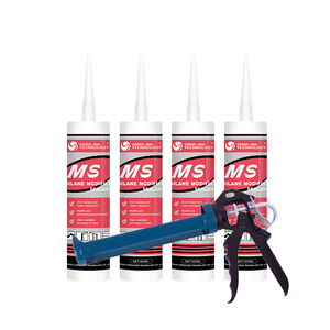 CHENGJING Mastic adhésif anti-moisissure MS pour collage de fenêtres, pâte à faible odeur à base d'acrylique et de silicone - Product Image 4