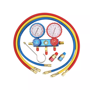 <strong>Manifold</strong> <strong>Refrigeration</strong> Single Valve <strong>R134A</strong> R410A R22 Pressure <strong>Manifold</strong> <strong>Gauge</strong> for air Conditioner - Product Image 5