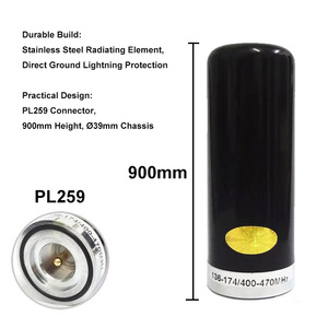 Antenna Phantom per Radio Mobile Auto NMO UHF 435M, GMRS462M, VHF 174MHz per Radioamatori - Product Image 2