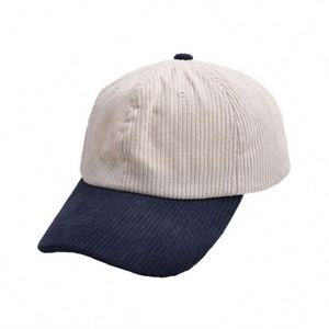 The New Best-selling Two-tone Corduroy Baseball <b>Cap</b> a Versatile <b>Cap</b> for Both Men and <b>Women</b> - Product Image 5
