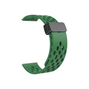Correa de Silicona Amarilla Transpirable de 20mm 22mm para Relojes Inteligentes Huami GTS 4/2 Mini GTS <span class=keywords><strong>3</strong></span> 2e <span class=keywords><strong>Bip</strong></span> <span class=keywords><strong>3</strong></span>/<span class=keywords><strong>Bip</strong></span> U <span class=keywords><strong>Pro</strong></span> BIP5/GTR 4/<span class=keywords><strong>3</strong></span> <span class=keywords><strong>Pro</strong></span> - Product Image 2