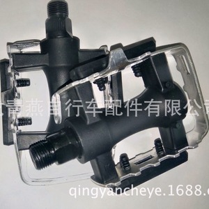 Pédales de vélo semi-aluminium avec roulements à billes pour VTT, couleur noire, fabriquées en Chine, certifiées, sans personnalisation, qualité certifiée - Product Image 4