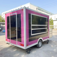 Nouvelle remorque alimentaire fermée, chariot à hot-dogs américain, camion de restauration, camion de vente au détail, remorque à glace, boutique de pizza, hôtel, café, crème glacée, maïs, etc.