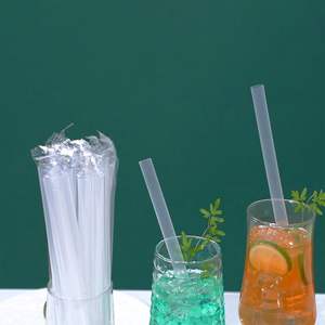 Pailles jetables en plastique pour Bubble Tea, Smoothie, Milkshake, Boba - Product Image 6