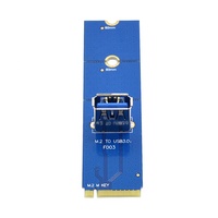Carte de transfert NGFF M.2 vers USB 3.0 5 Gbps Adaptateur convertisseur M2 vers USB3.0 pour PCI Express PCI-E 1X vers 16X Riser Extender