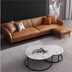 <span class=keywords><strong>Divano</strong></span> Set mobili moderni divani da salotto in <span class=keywords><strong>pelle</strong></span> - Product Image 3