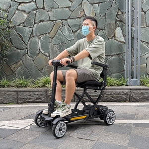 สกู๊ตเตอร์พับได้อัตโนมัติ TEW148 สำหรับผู้ใหญ่ ระยะทาง 10-25 กม. พร้อมแบตเตอรี่เสริม สกู๊ตเตอร์เคลื่อนที่ TEW148 สกู๊ตเตอร์พับได้ - Product Image 5