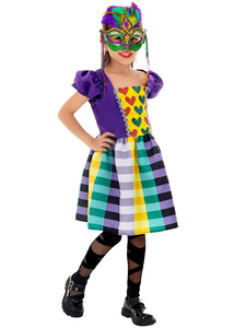 Disfraz de Carnaval de Halloween para Niños al por Mayor, Vestido Tutú de Mardi Gras para Baile Flamenco, Conjunto Festivo de Falda de Mascarada - Product Image 5