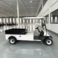 Voiturette de golf utilitaire 2 places la plus vendue, moteur AC 3,5 kW, transport utilitaire pour campus communautaire, certifiée CE
