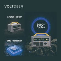 Générateur solaire portable multifonctionnel, station d'alimentation, batterie LiFePO4 pour hors réseau