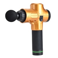 Pistolet de Massage Électrique Portable Super Silencieux Six Têtes Noir Appareil de Relaxation Corporelle Fascia pour Athlètes Soulagement des Tissus Profonds
